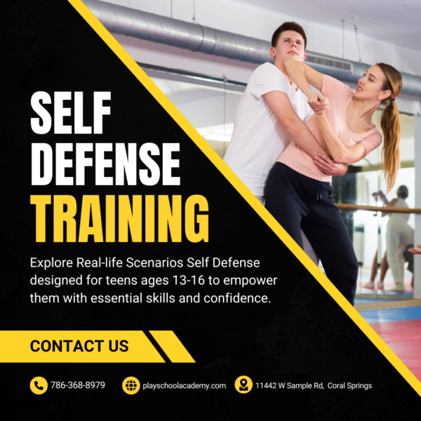 Self-Defense Training - Tuesdays - 2:15-3:15PM - Ages 13-16