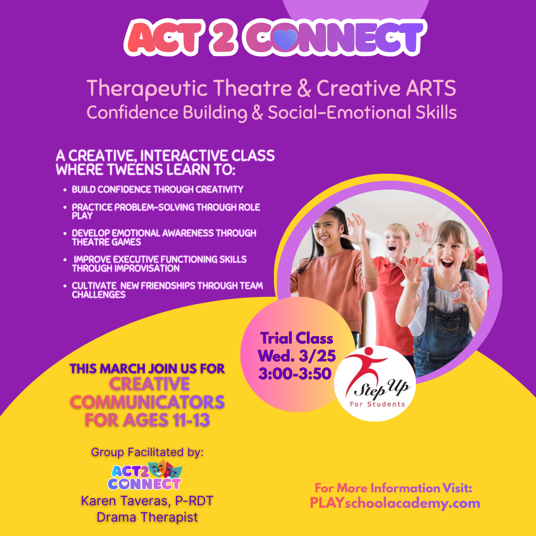 Act2Connect "Creative Communicators" | Ages 11-13 | Social-Emotional Learning Program